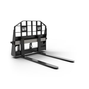 manual adjustable forks for skid steer