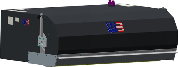 pick-up broom for skid steer