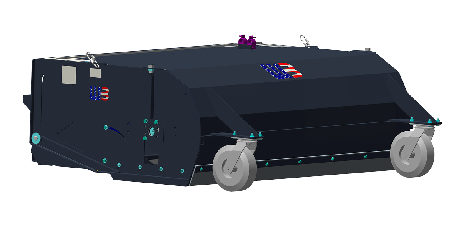 pick-up broom for skid steer