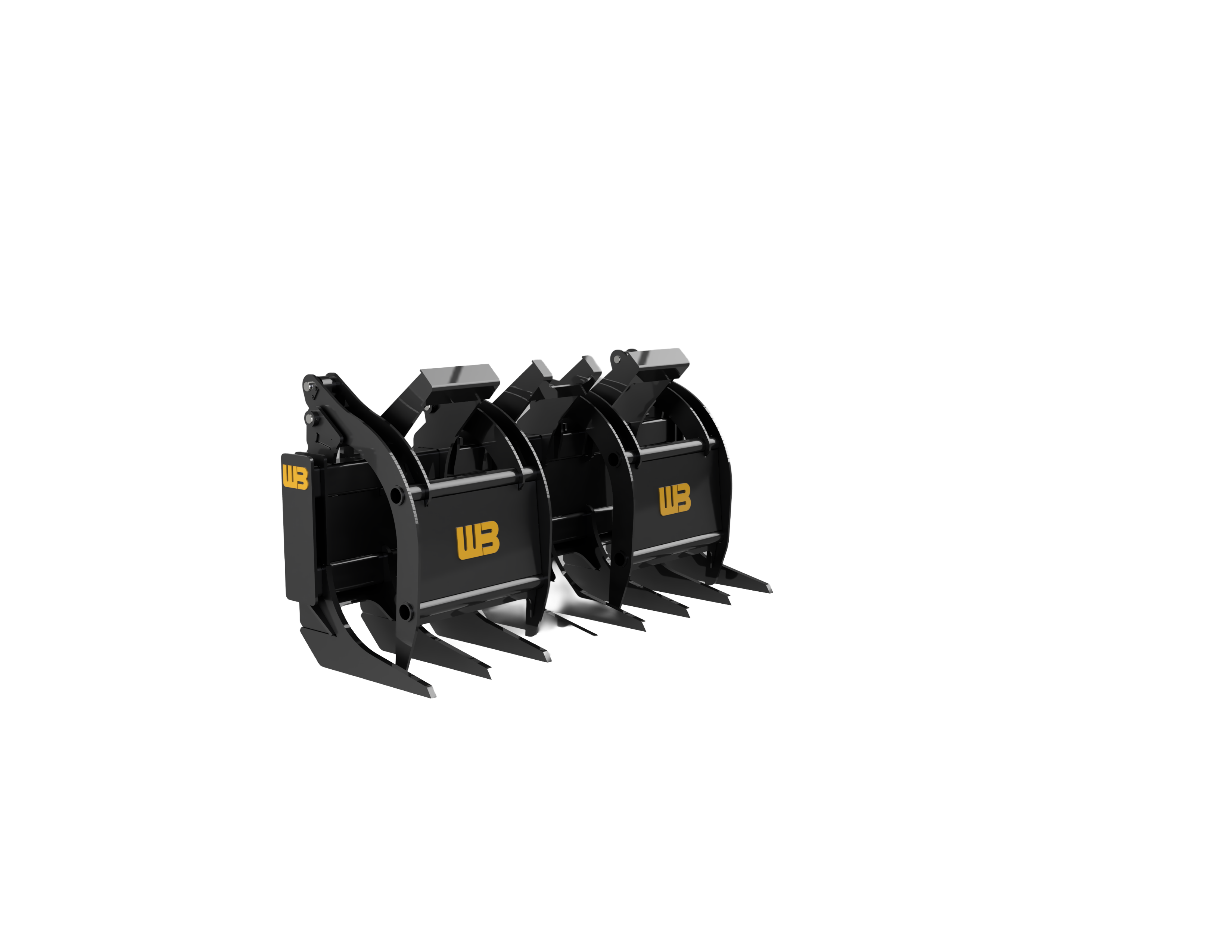 grapple rakes for wheel loaders