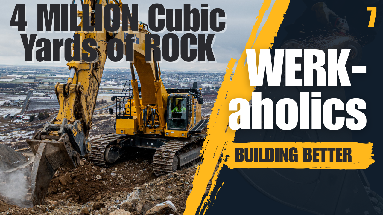 ripper carving mountainside for homes