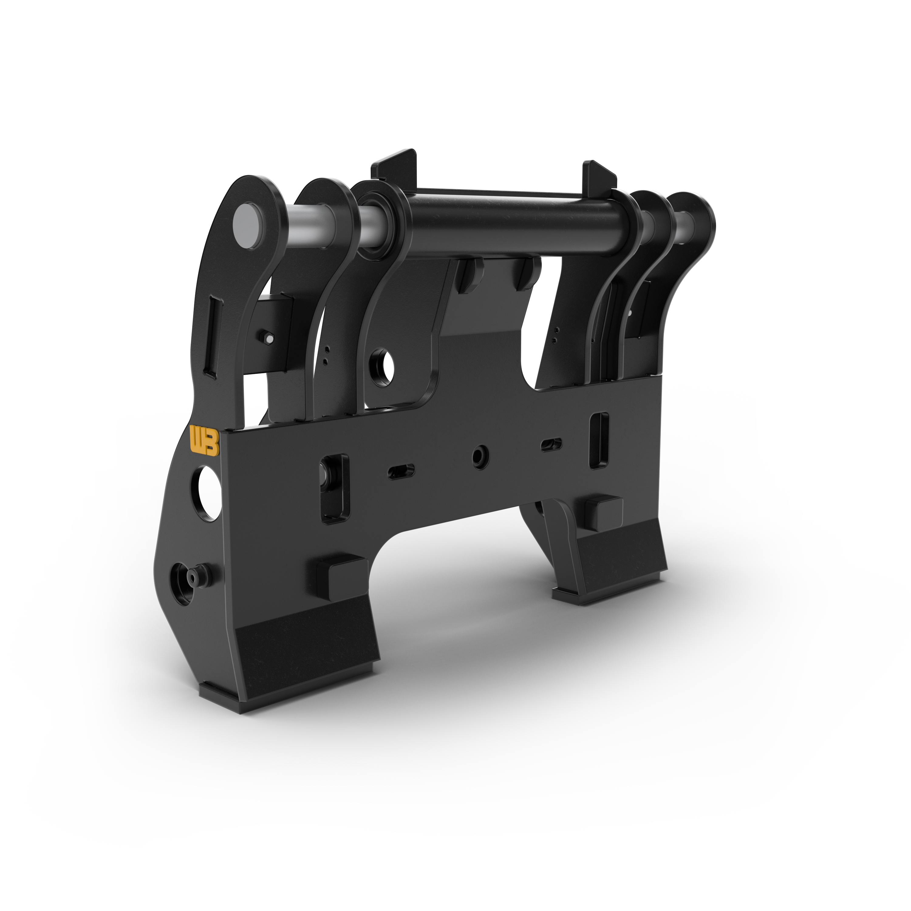 hydraulic front coupler for wheel loaders