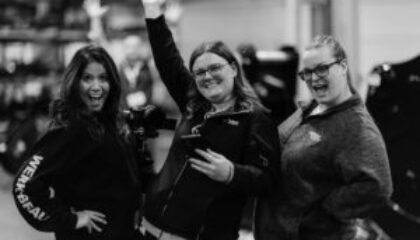 Three proud women