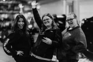 Three proud women